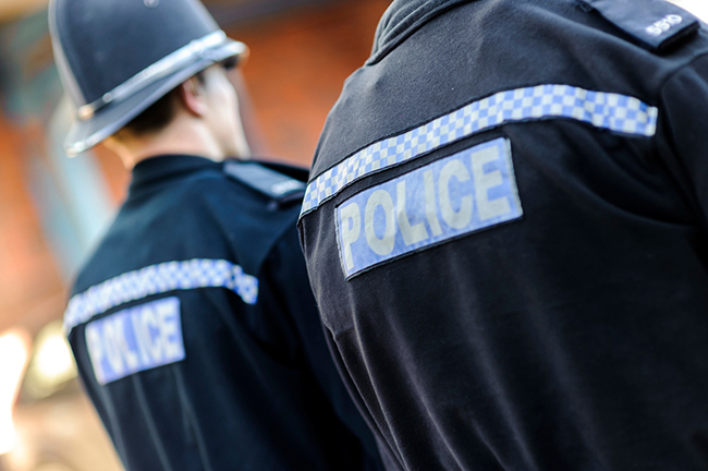 Staffordshire Police Backs