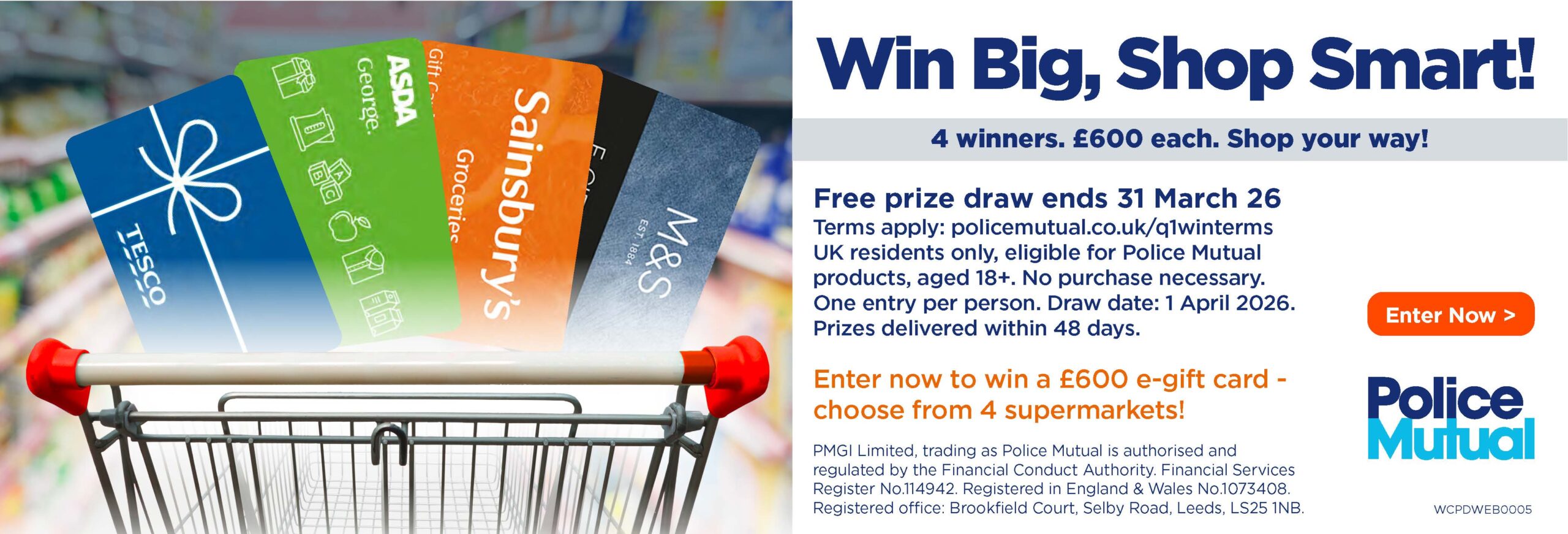 Police Mutual prize draw banner